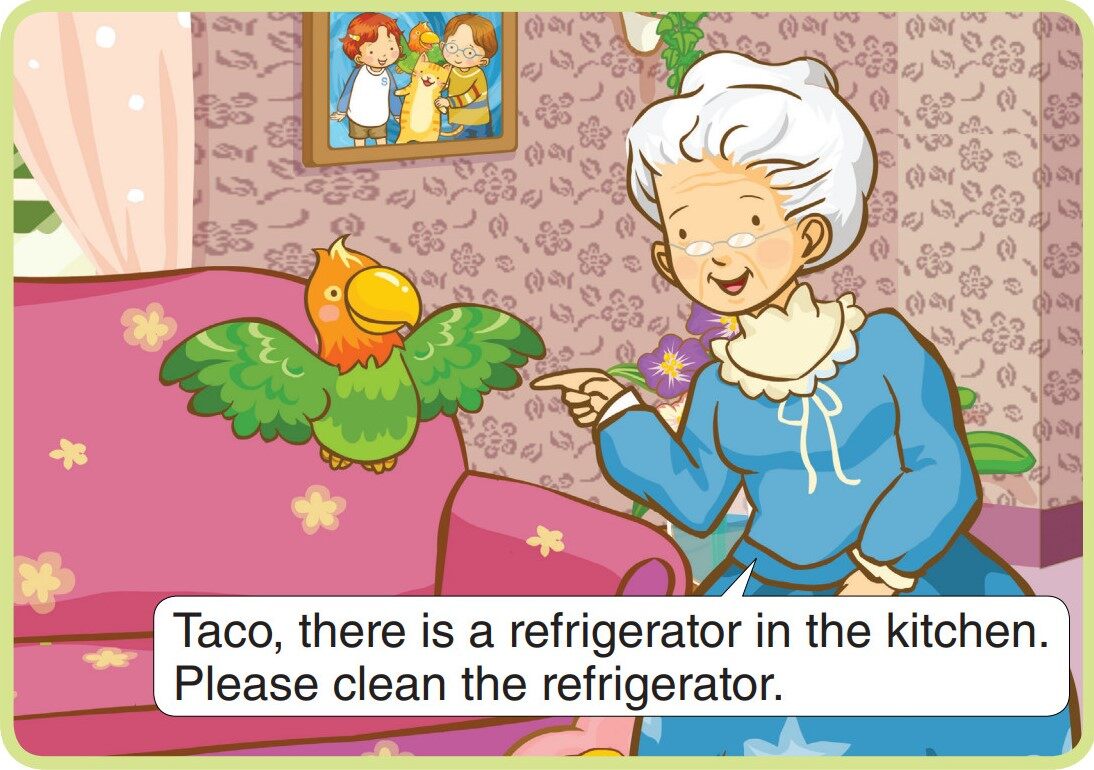 Their Are Two Lamps in the Living Room绘本故事第5页