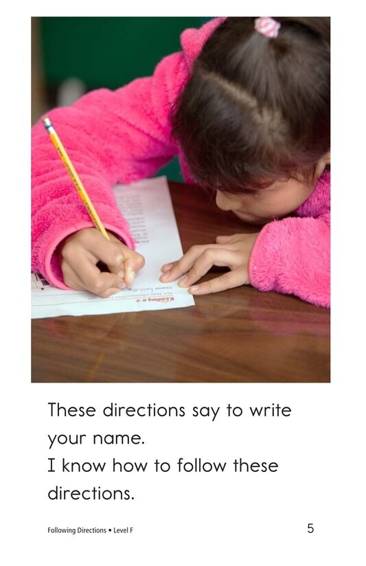 Following Directions绘本故事第5页