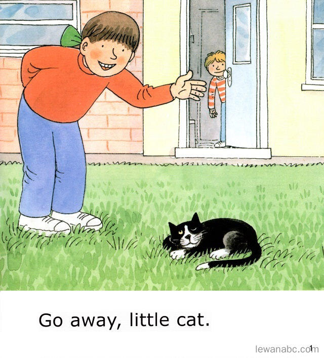 Go Away,Cat绘本故事第3页