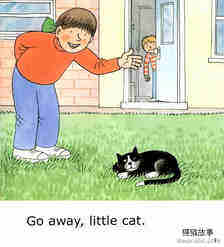 Go Away,Cat绘本故事第3页