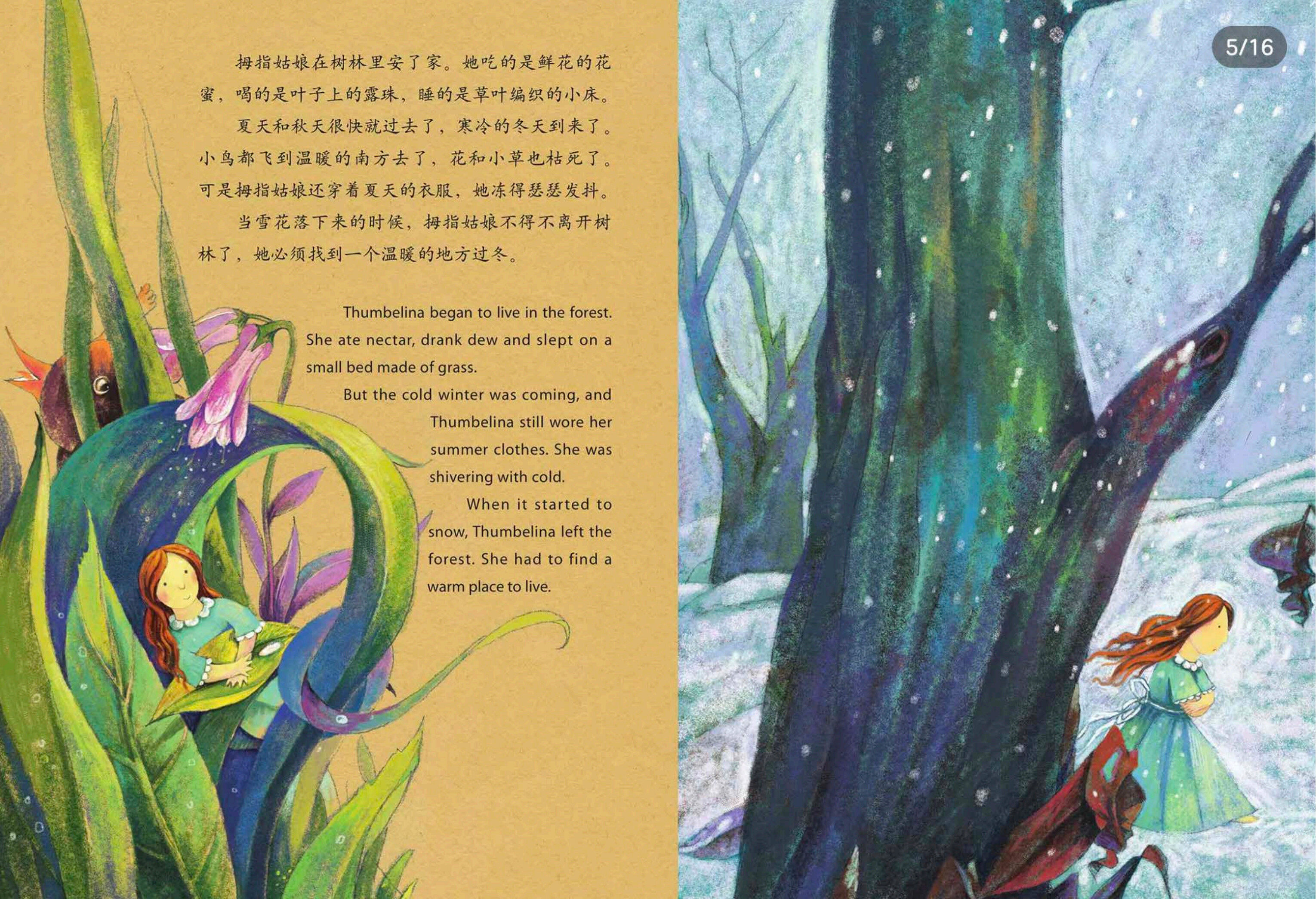 拇指姑娘绘本故事第5页