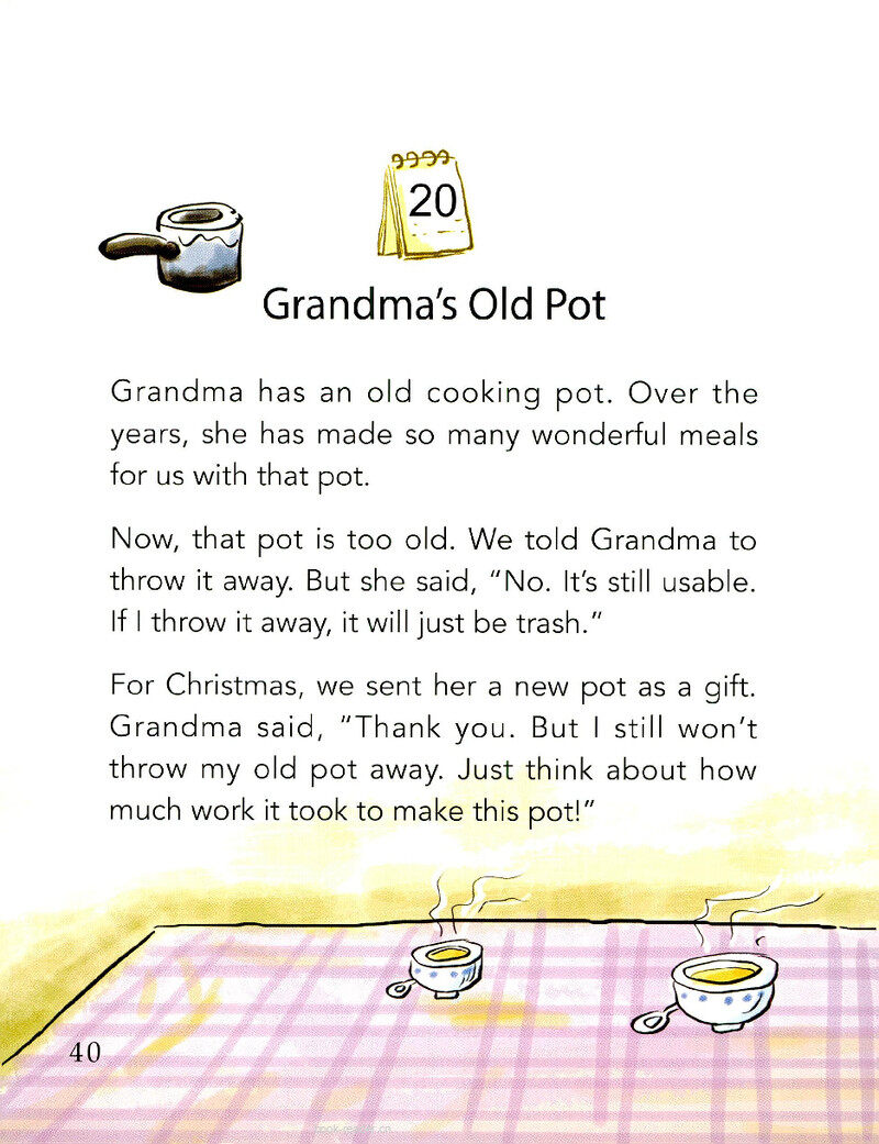 Grandma's Old Pot绘本故事第2页