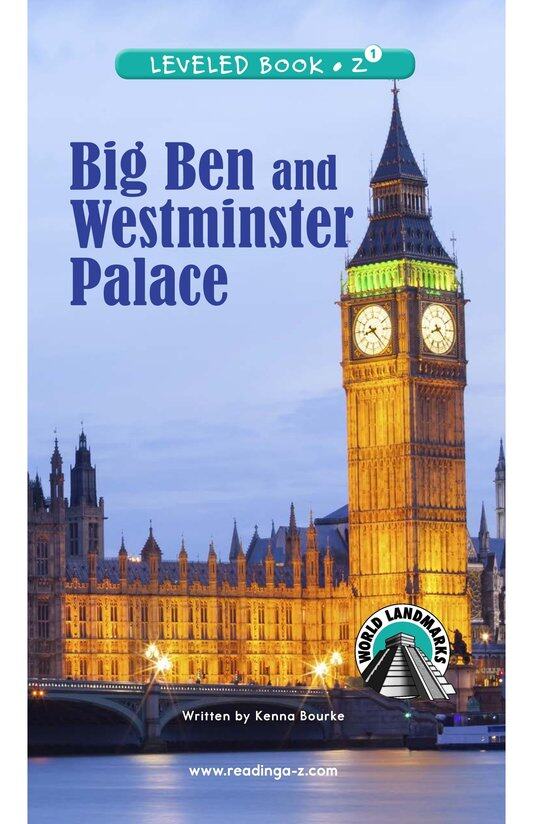 Big Ben and Westminster Palace绘本故事第2页