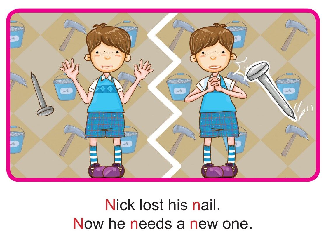 'N' words -  Nick's New Things绘本故事第5页