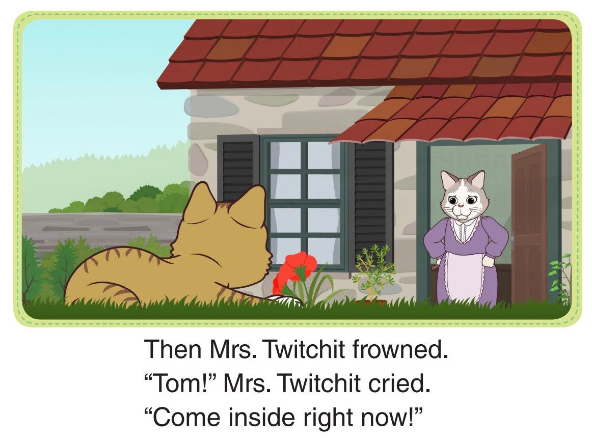 Tom Meets a Frog绘本故事第4页