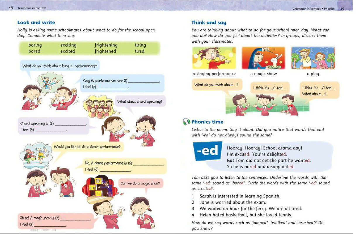 4B Unit 2 School play绘本故事第5页