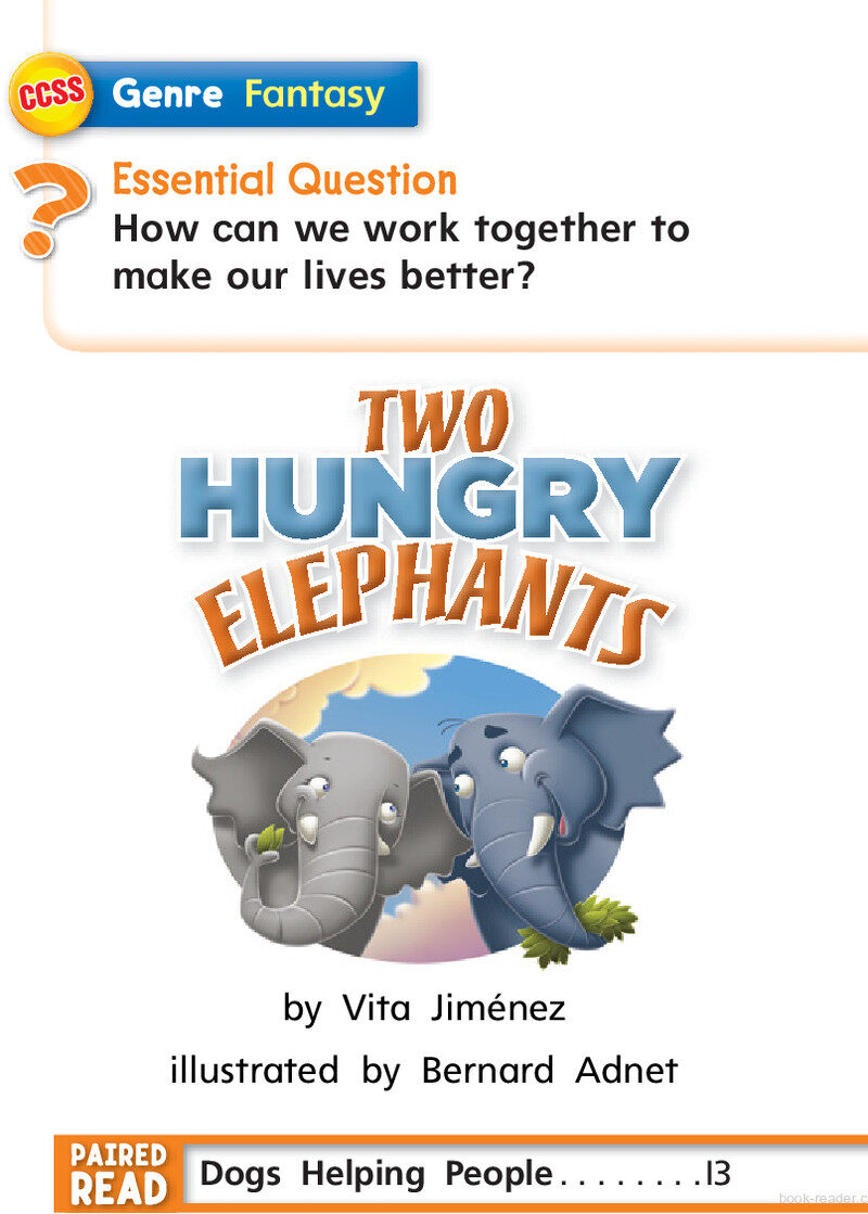 G1 App U6W1 Two Hungry Elephants绘本故事第3页