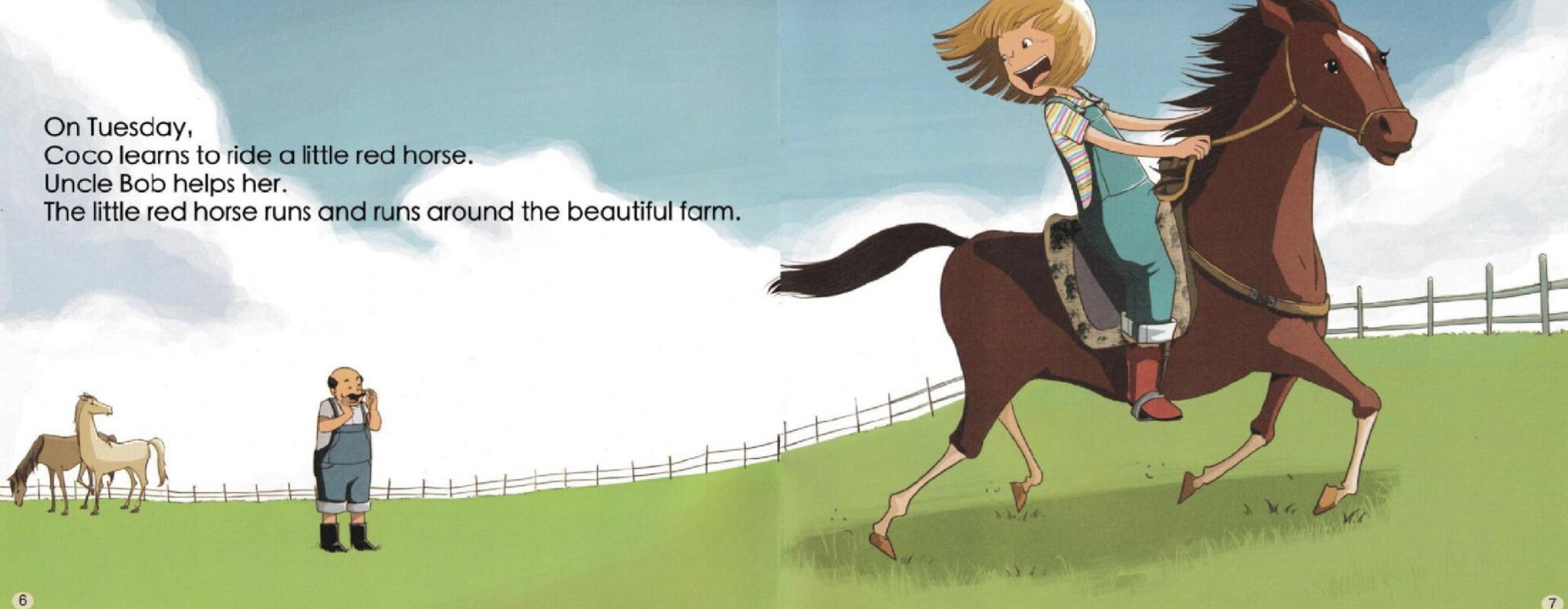 Coco‘s Week on the Farm绘本故事第5页