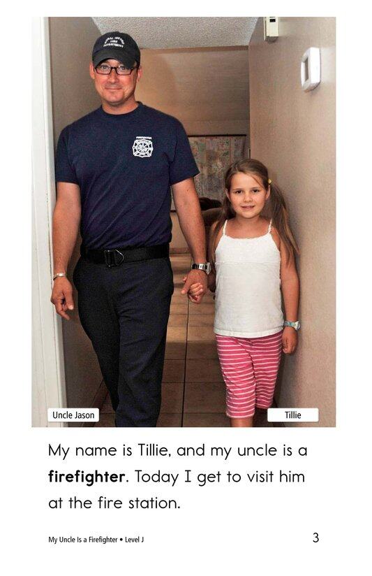 My Uncle Is a Firefighter绘本故事第3页