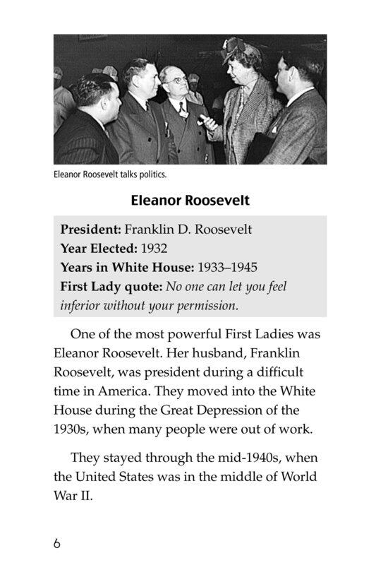 Famous First Ladies绘本故事第5页