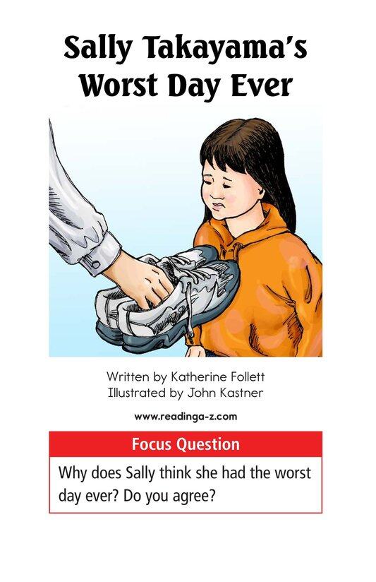 Sally Takayams Worst Day Ever绘本故事第2页