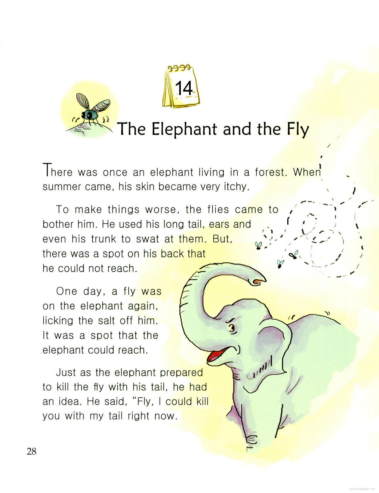 The Elephant and the Fly绘本故事第2页