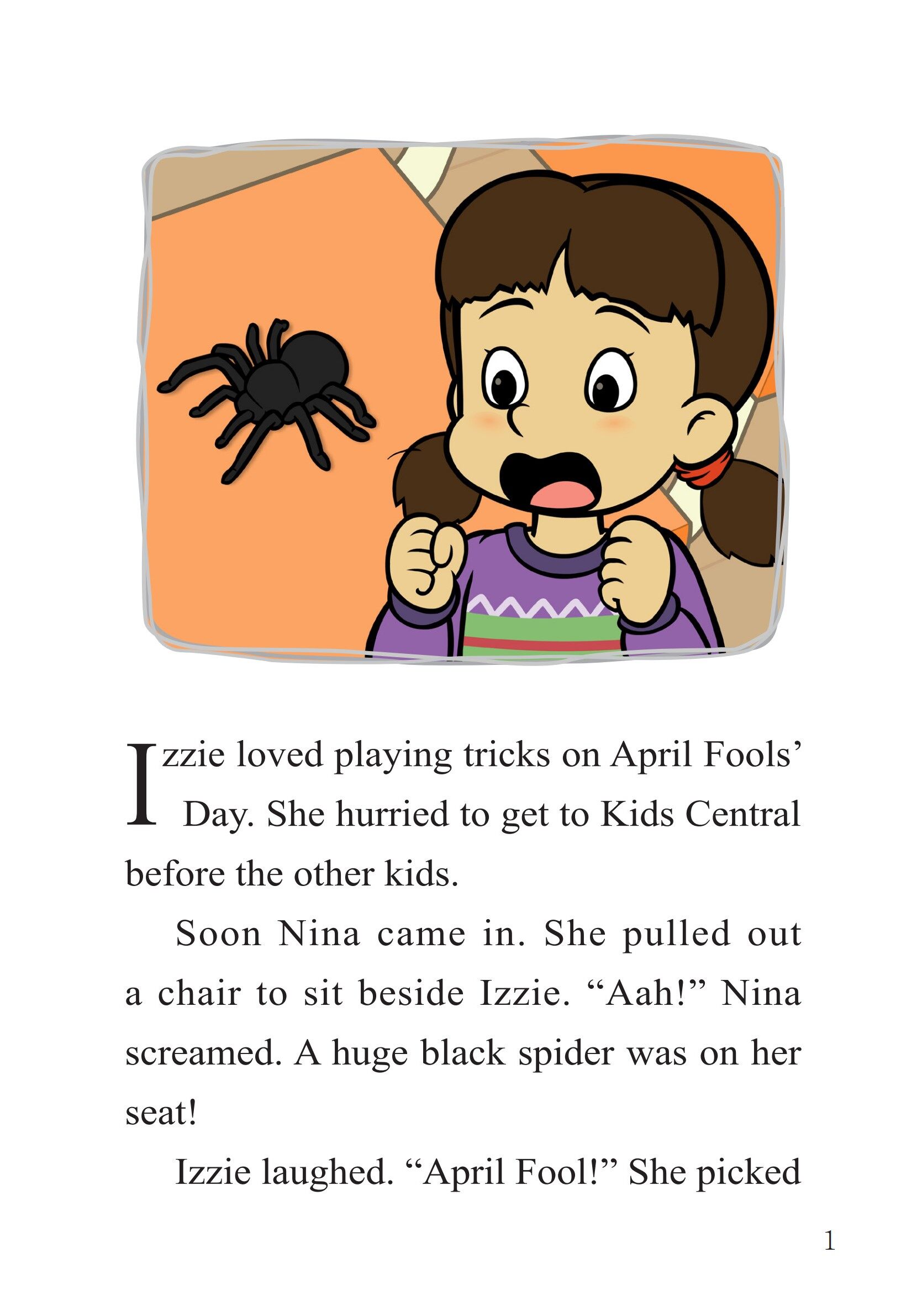 April Fools’ Tricks绘本故事第3页