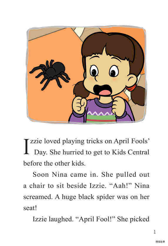 April Fools’ Tricks绘本故事第3页