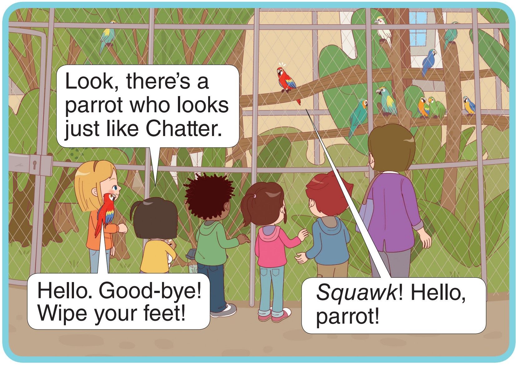 The Parrot Palace绘本故事第5页