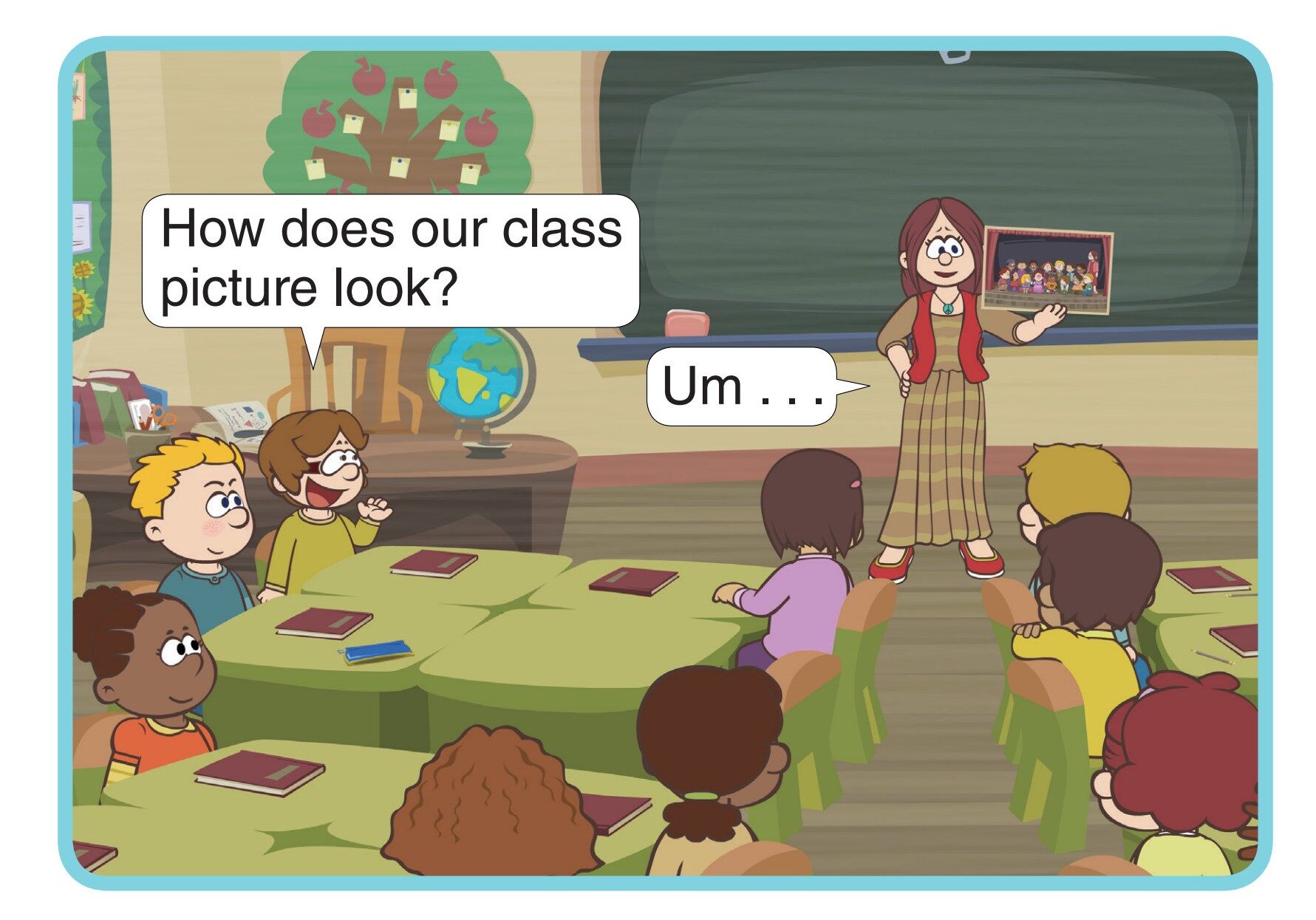 Picture Day—Again!绘本故事第3页