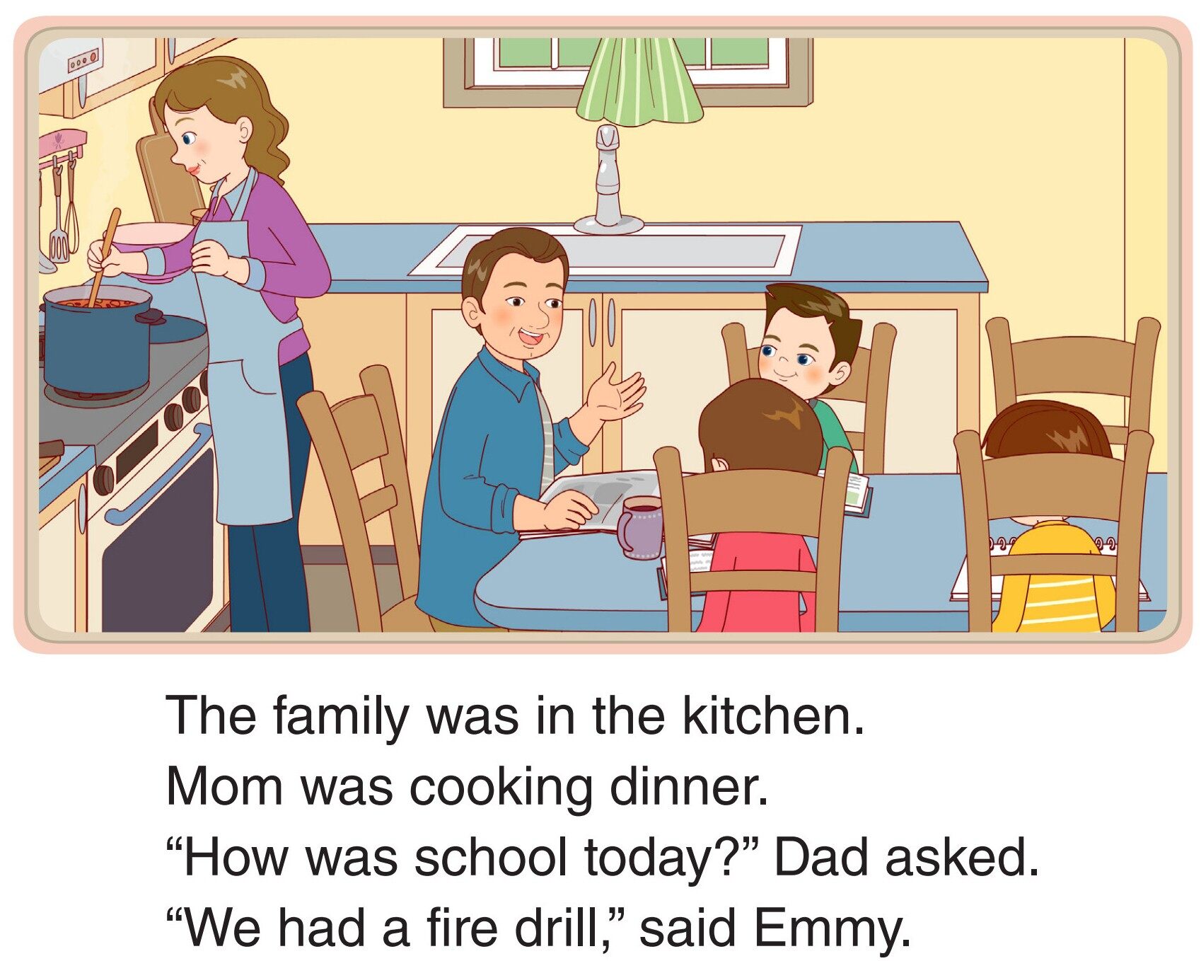 The Fire Drill绘本故事第3页