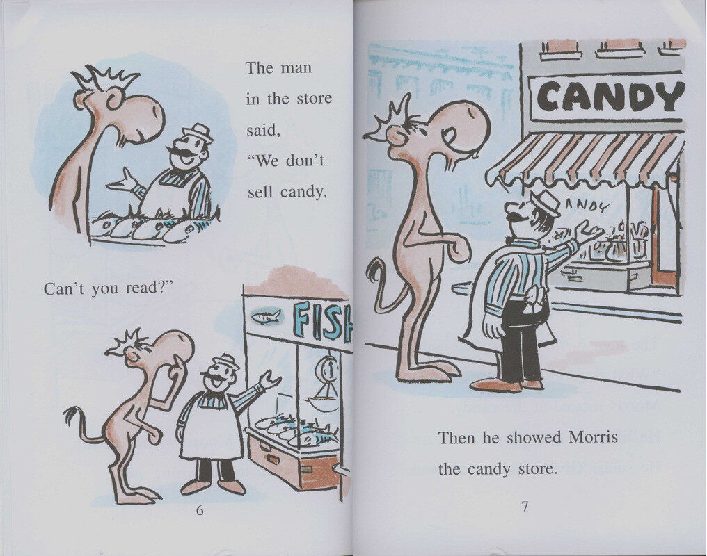 Morris goes to school绘本故事第4页