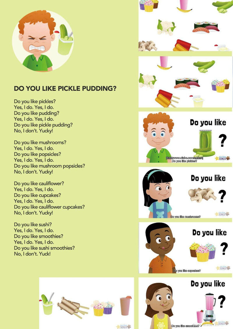Do You Like Pickle Pudding绘本故事第2页