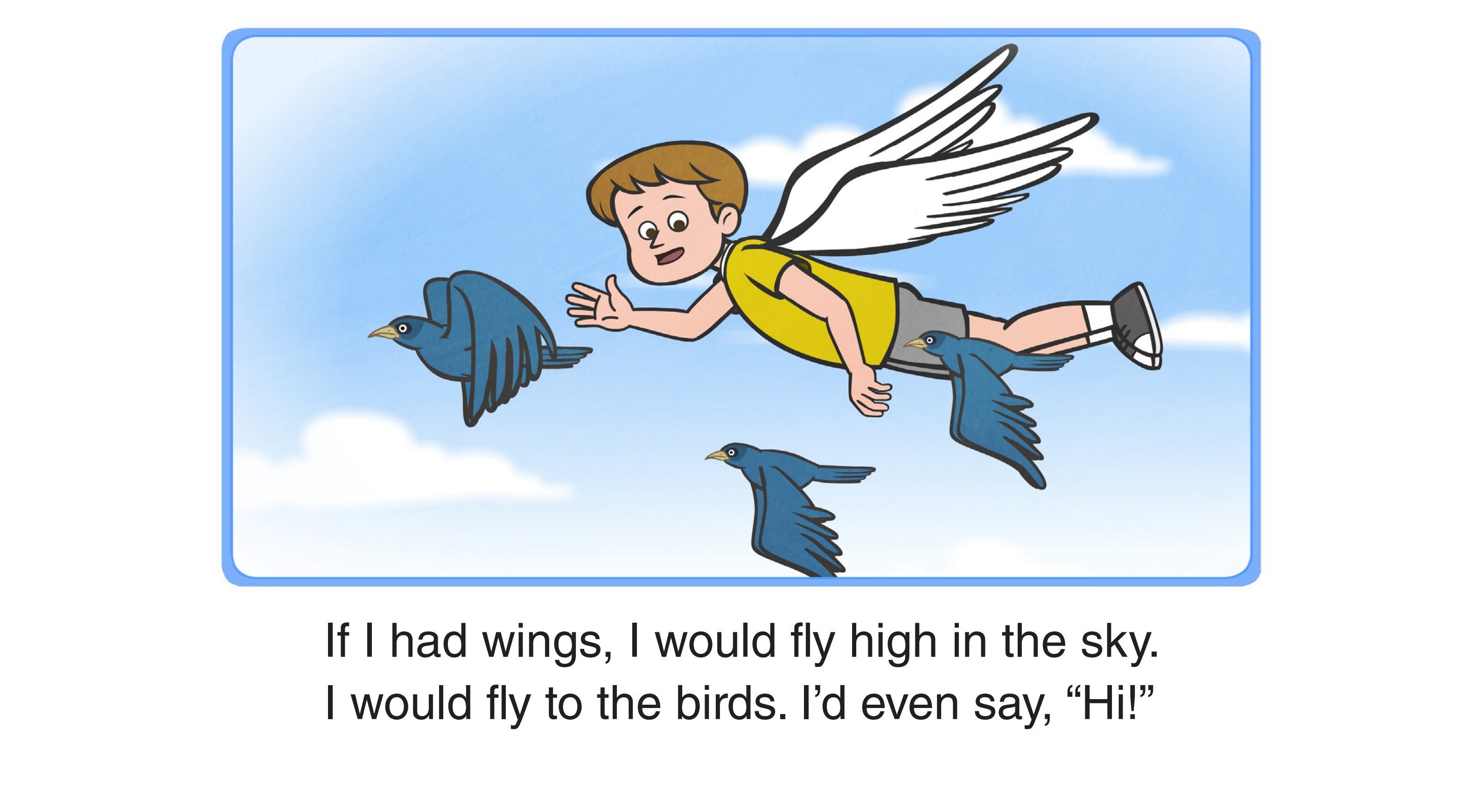 If I Had Wings绘本故事第4页