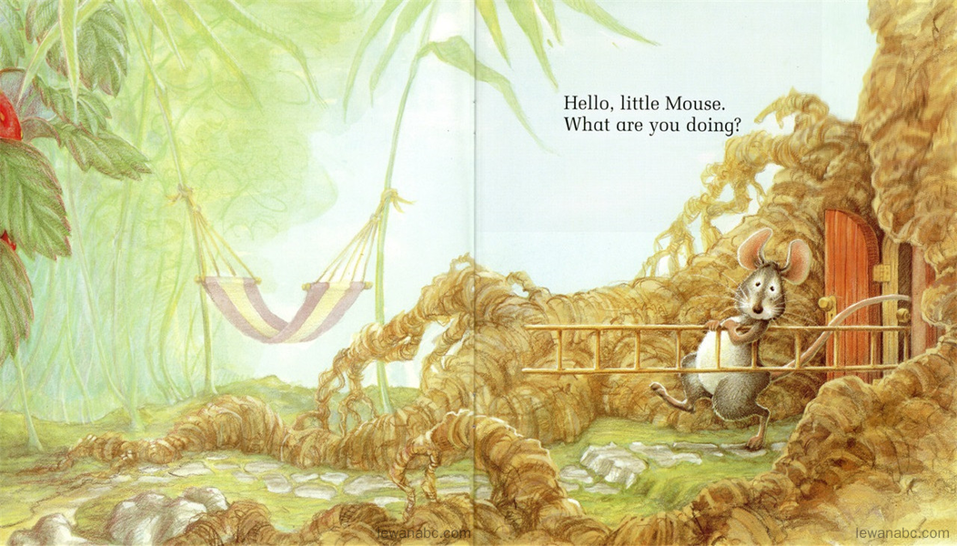 (30周)The Little Mouse,The Red Ripe Strawberry,and The Big Hungry Bear绘本故事第3页