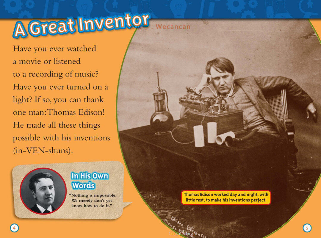 Thomas Edison绘本故事第3页