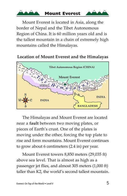 Everest On Top of the World绘本故事第4页