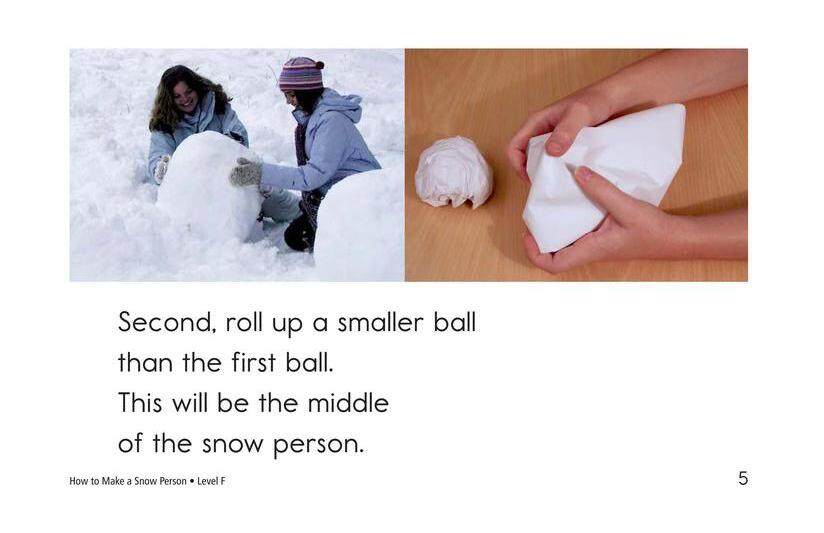 How to Make a Snow Person绘本故事第5页