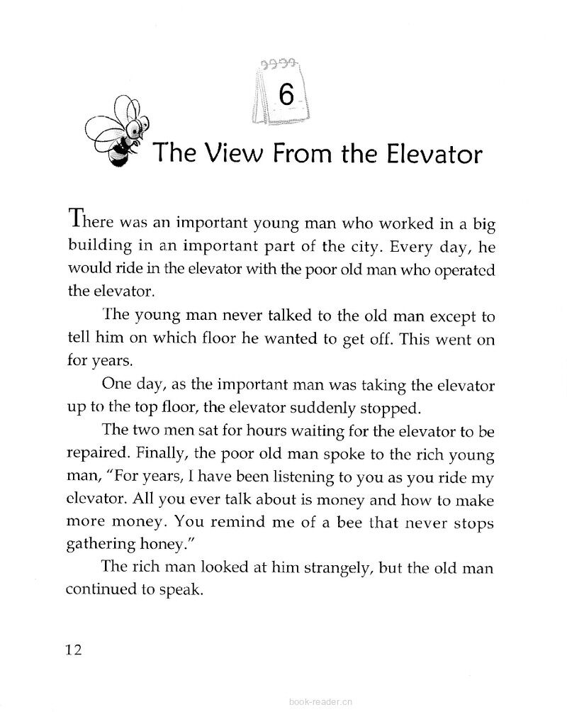 The View From the Elevator绘本故事第2页