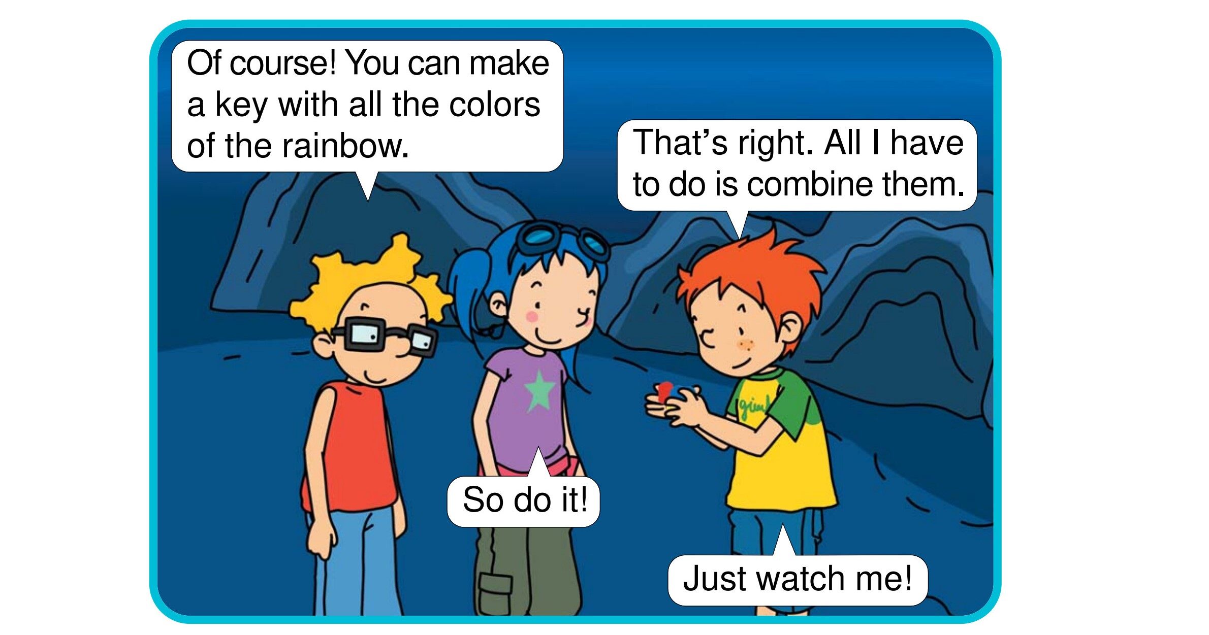 The Rainbow Key绘本故事第5页