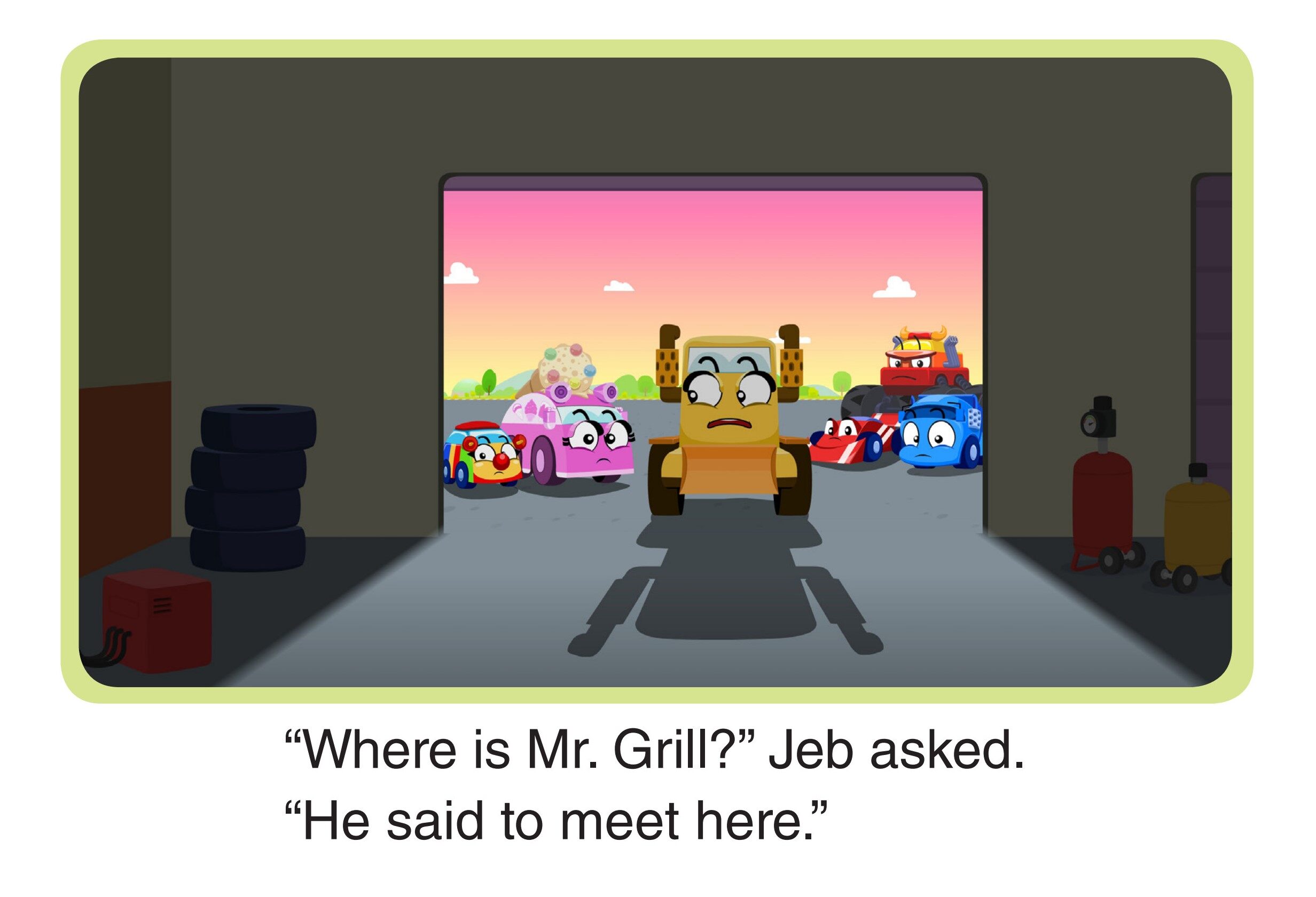 Where Is Mr. Grill？绘本故事第2页