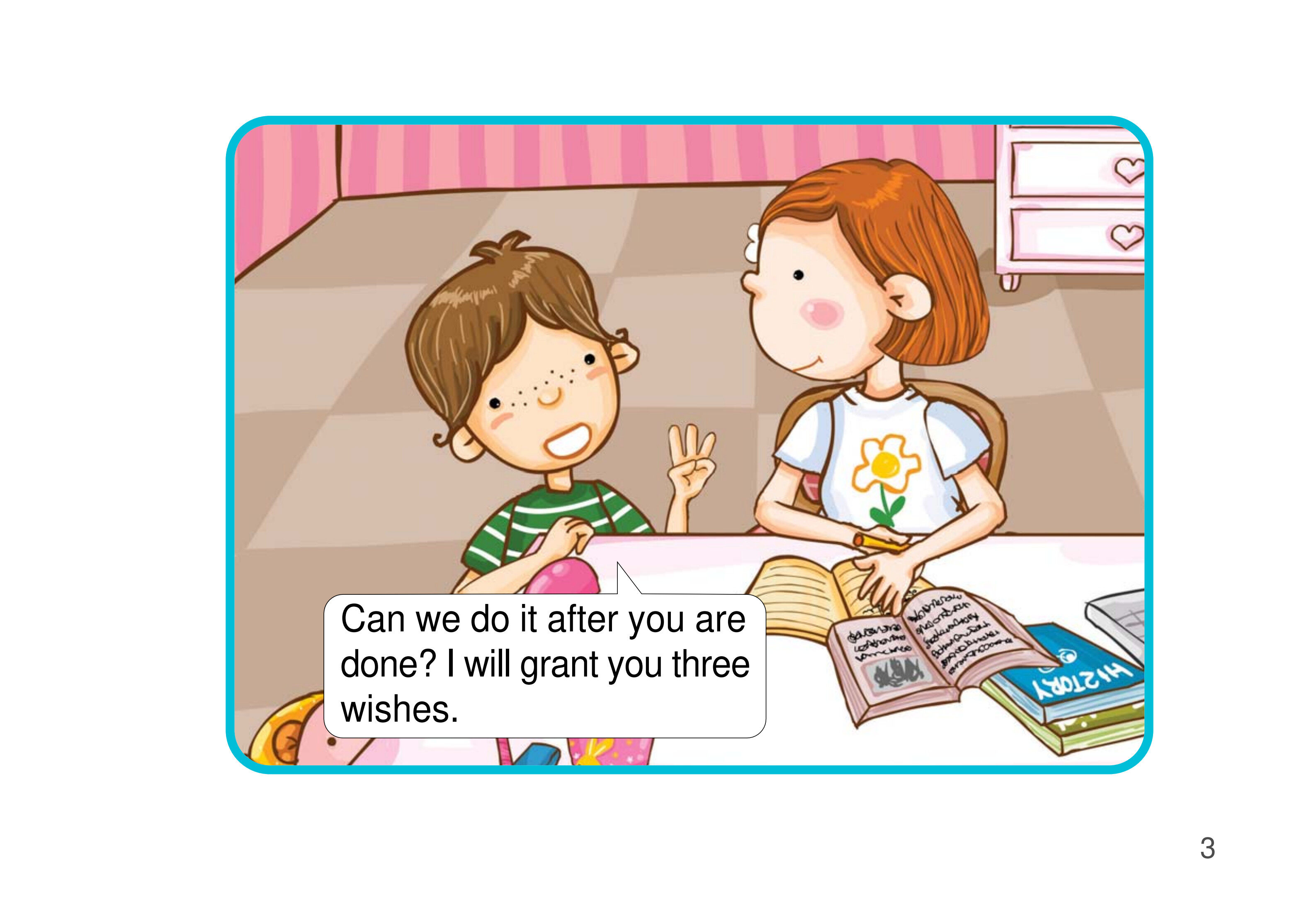 Three Wishes绘本故事第4页