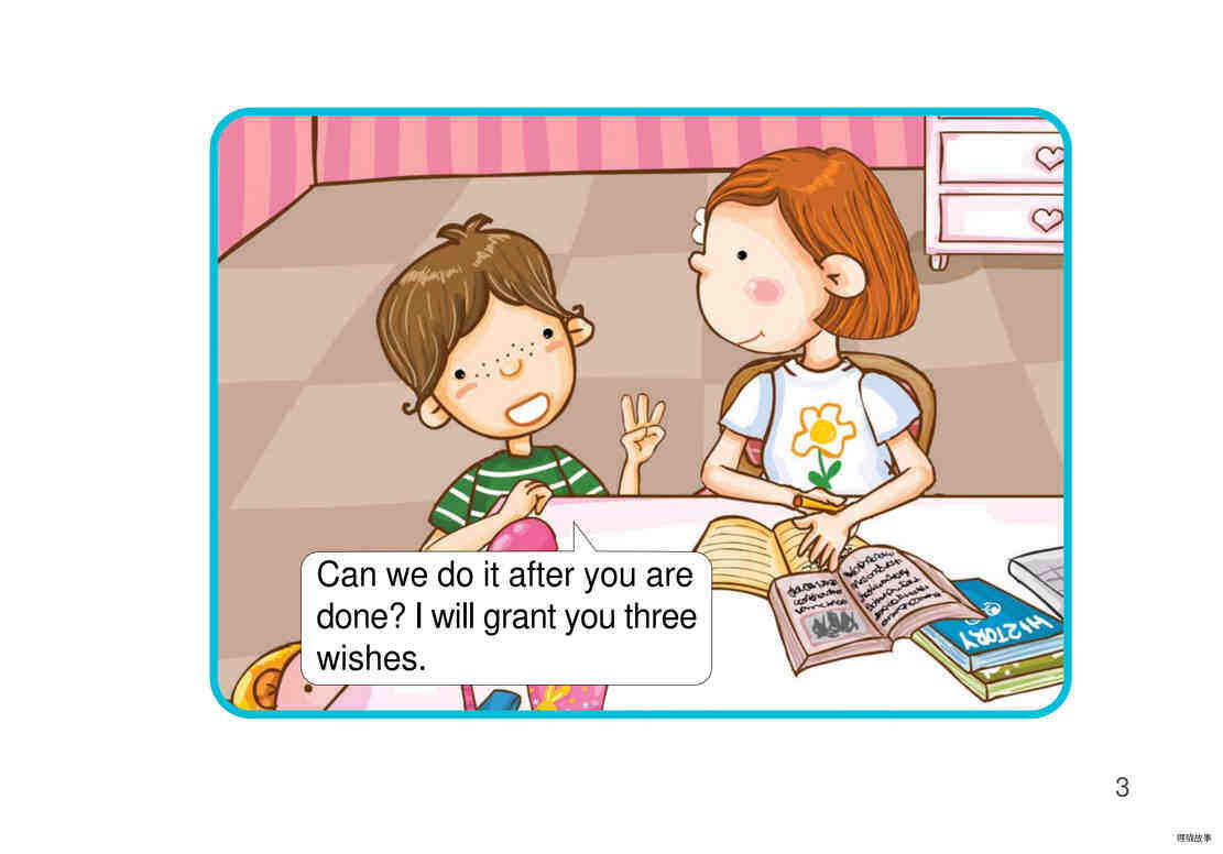 Three Wishes绘本故事第4页