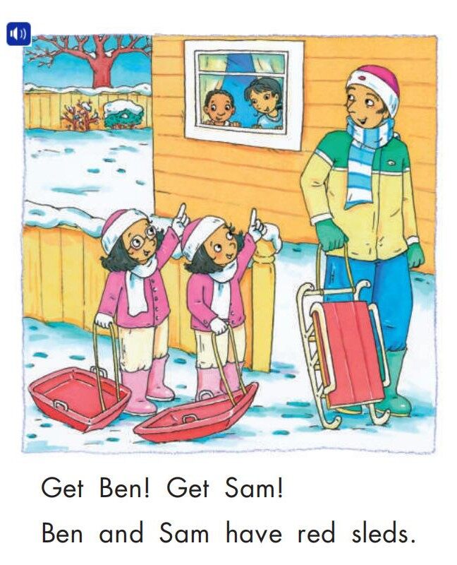 Ten Red Sleds绘本故事第4页