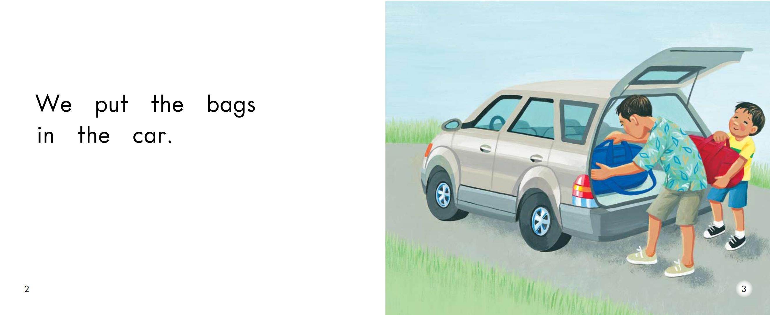 Going on vacation绘本故事第3页