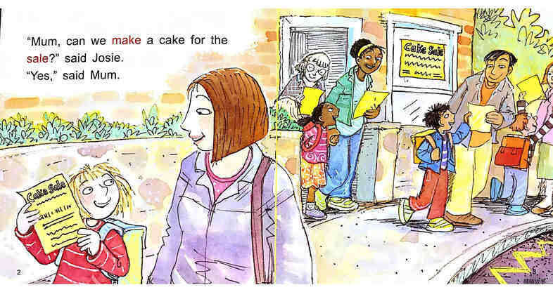 Josie and the Cake Sale绘本故事第3页