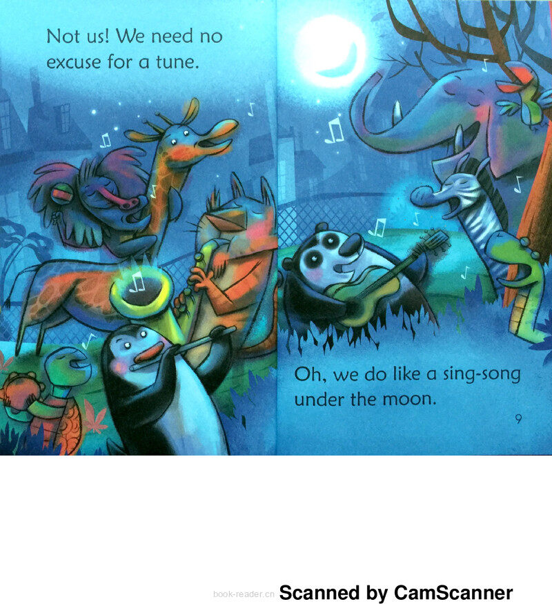 Late Night at the Zoo绘本故事第5页