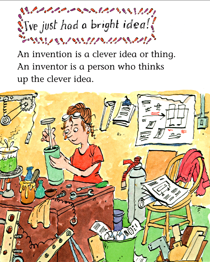 I've Just Had a Bright Idea绘本故事第3页