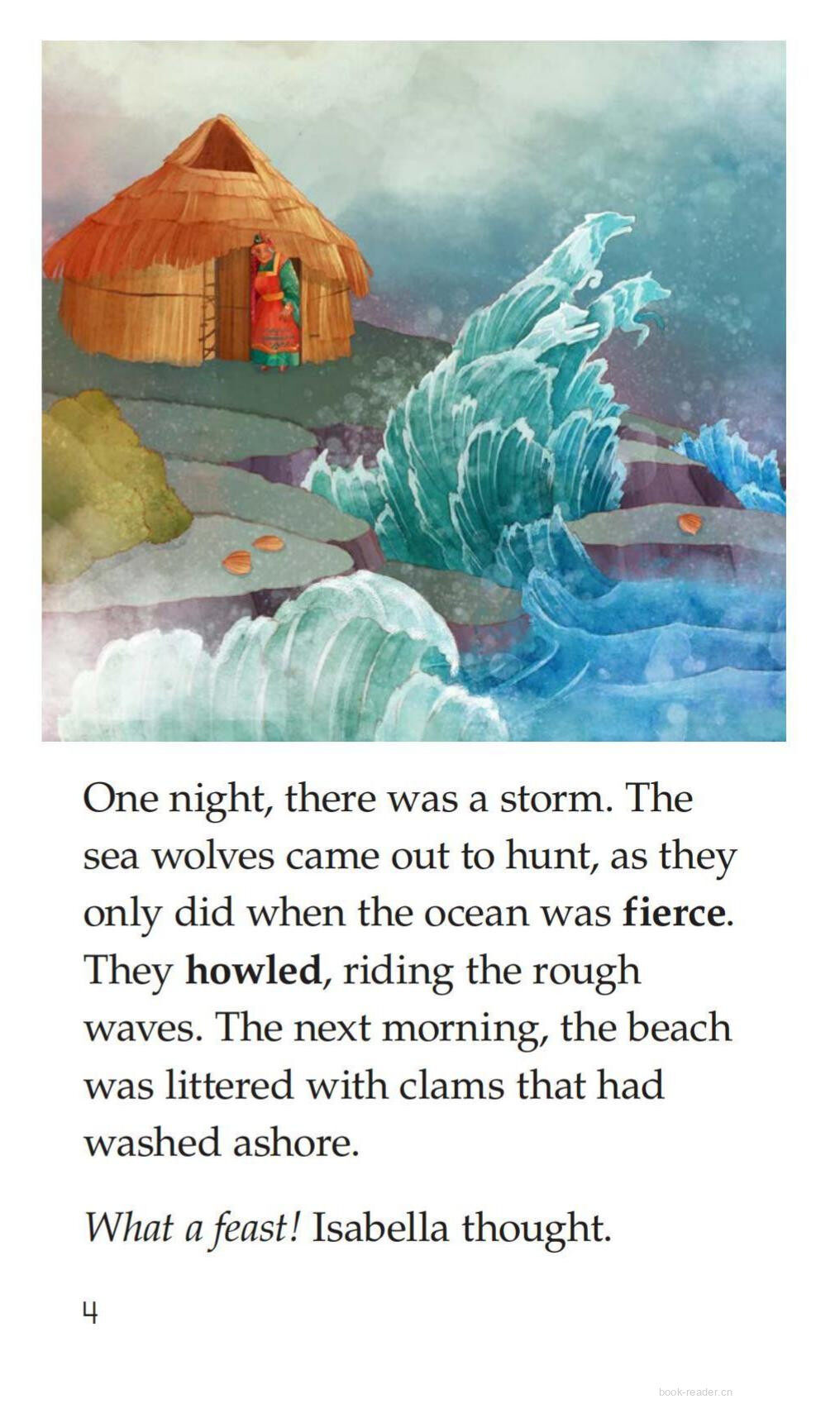 The Old Woman and the Sea Spirit绘本故事第4页