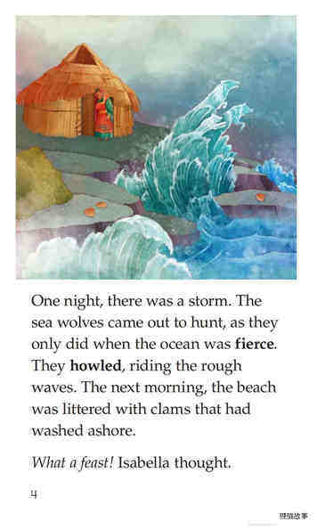 The Old Woman and the Sea Spirit绘本故事第4页
