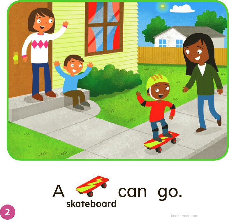 GK Approach U03W3 We Can Go绘本故事第3页