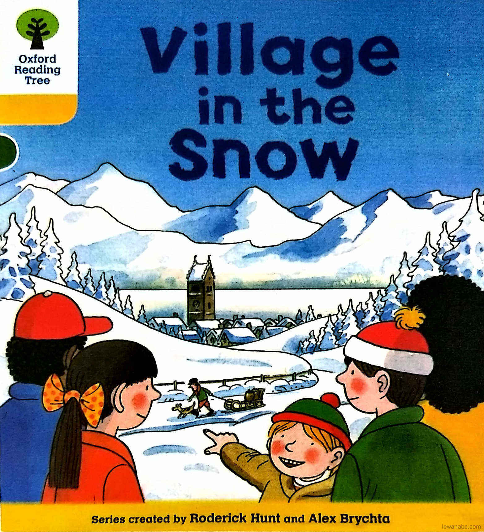 Village in the Snow绘本故事第2页