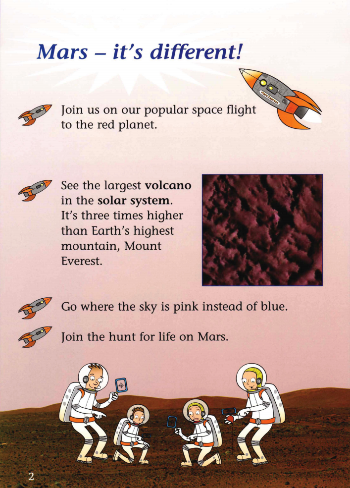 Let's Go To Mars!绘本故事第3页