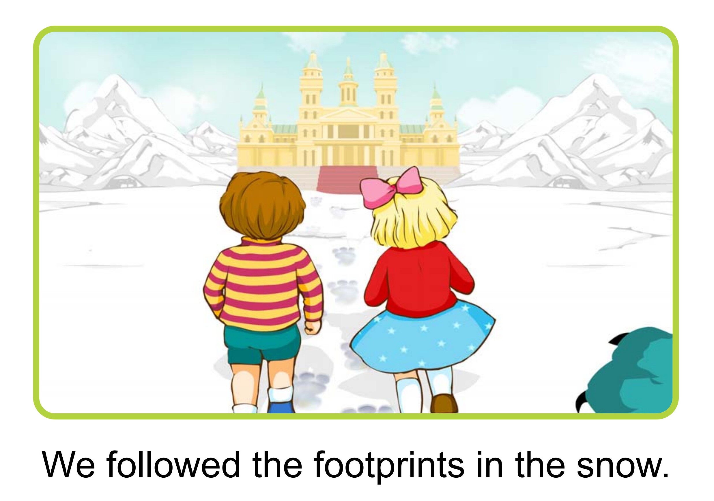 The Footprints绘本故事第5页