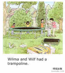 The Trampoline绘本故事第3页