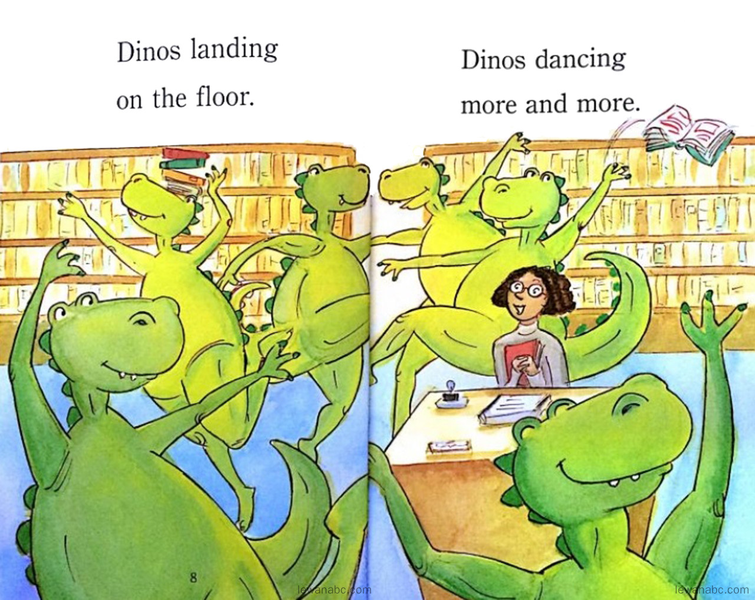 Dancing Dinos Go to School绘本故事第5页