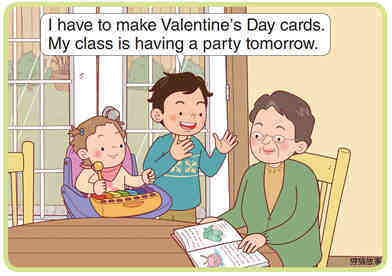 Valentine's Day Cards绘本故事第4页