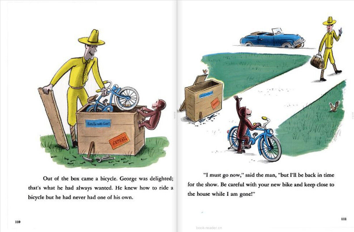 Curious George Rides a Bike绘本故事第5页