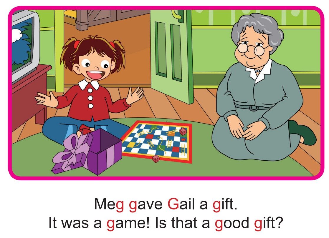 'G' words -  A Good Gift绘本故事第4页