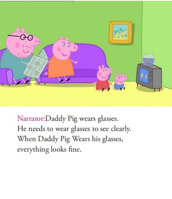 Daddy loses his glasses绘本故事第3页